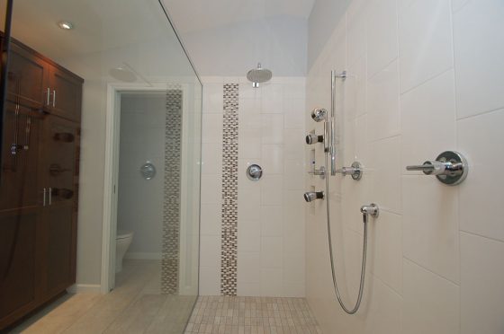 White Tiled Bathroom